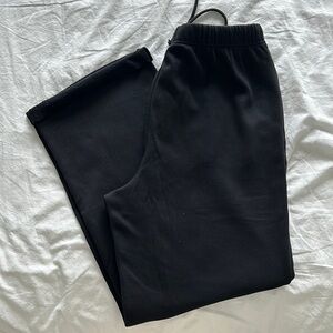 SKIMS Women's Black Straight Leg Sweat Pants